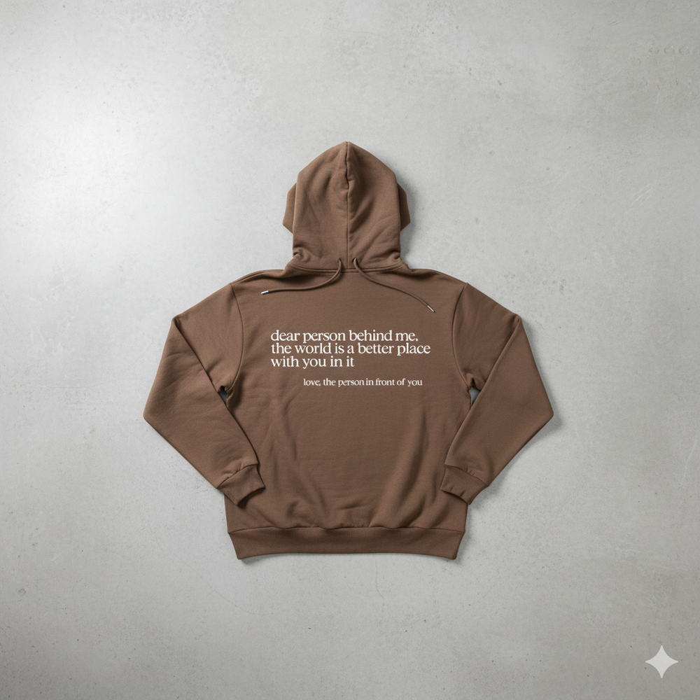 Lässiger Damen Hoodie mit Rückendruck