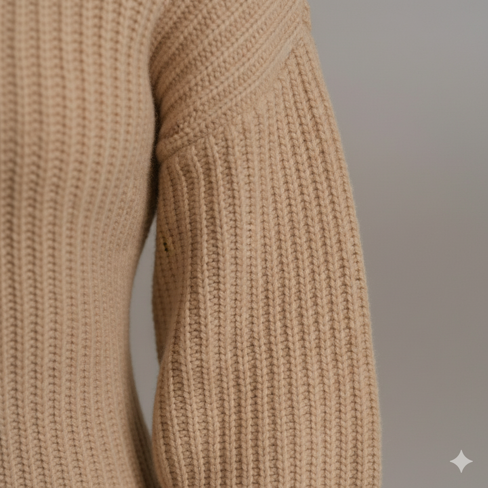 Damen Strickkleid schulterfrei | Elegant & Warm für Herbst Winter