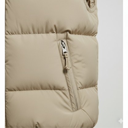 Herren Steppweste mit Kapuze | Warm & Bequem | Herbst/Winter