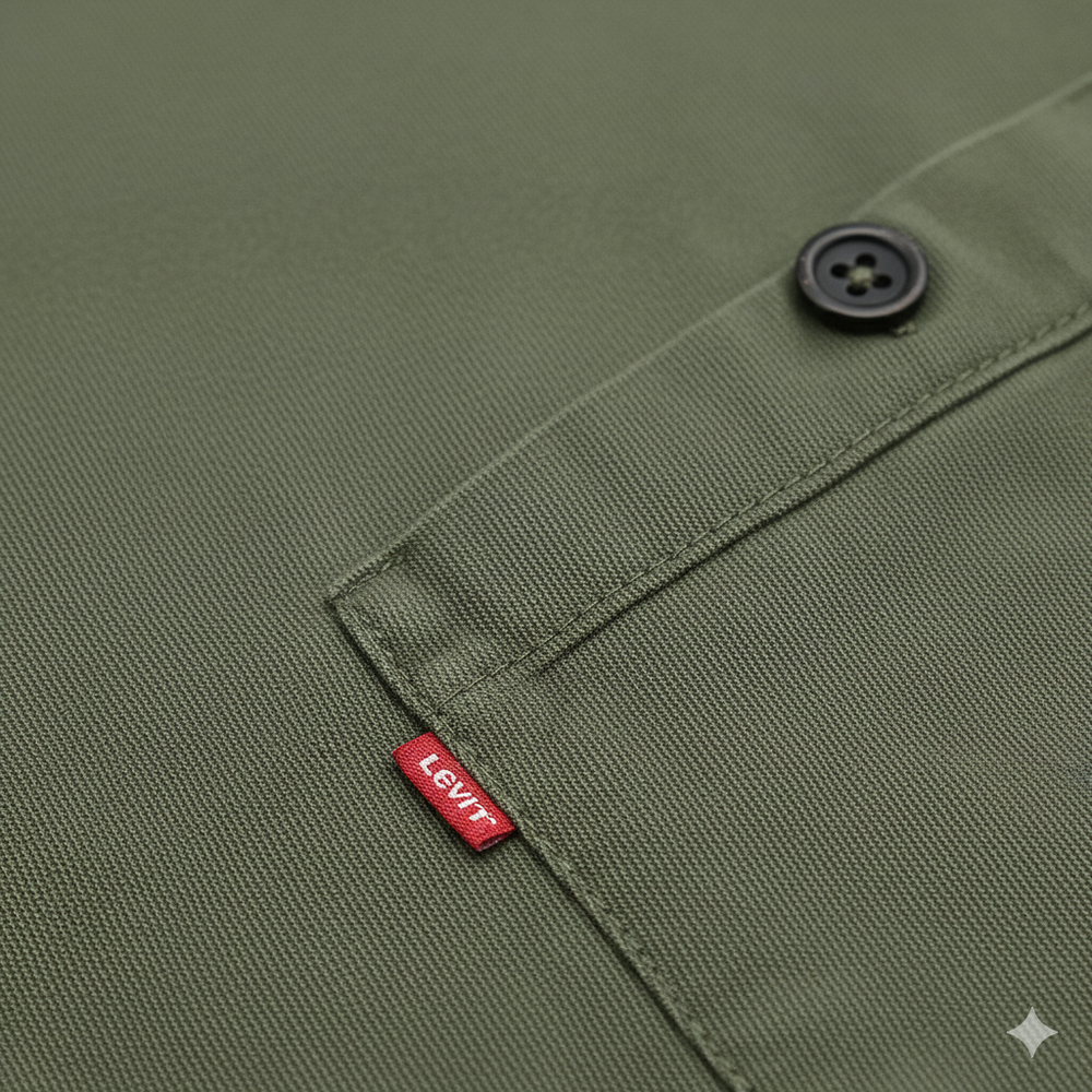 Herren Freizeithemd langarm | Modern mit Brusttasche