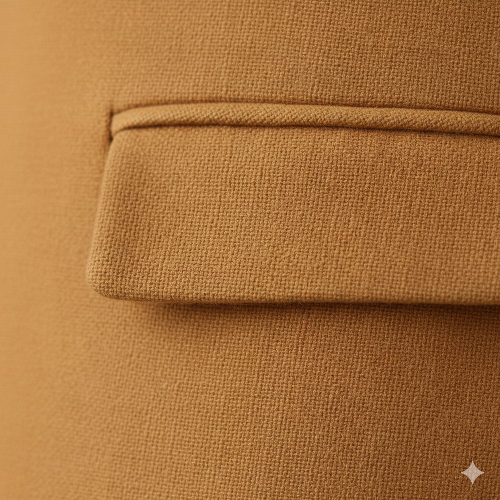 Damen Wollmantel mit Stehkragen | Schmaler Schnitt & Elegant | Herbst/Winter