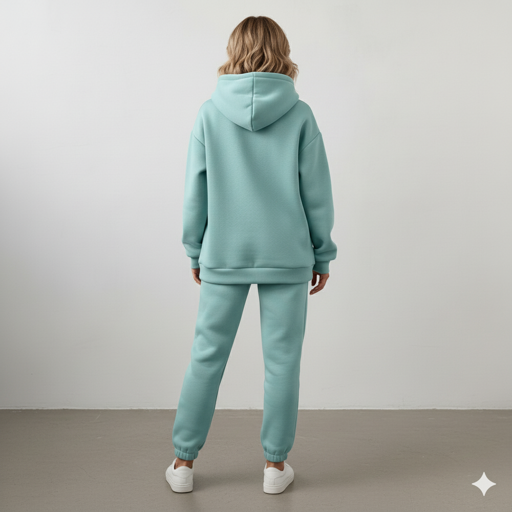 Warmer Damen Hoodie Zweiteiler | Bequem für Herbst & Winter