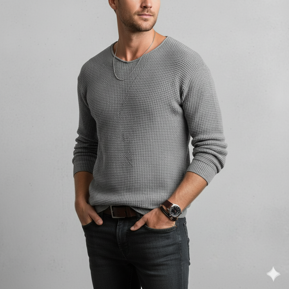 Lässiger Damen Strickpullover mit V-Ausschnitt | Freizeit | Herbst