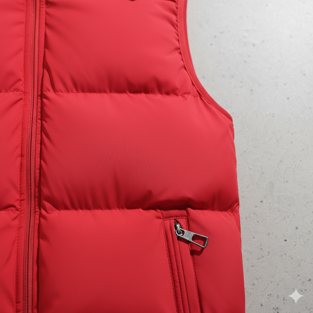 Herren Steppweste mit Kapuze | Warm & Bequem | Herbst/Winter