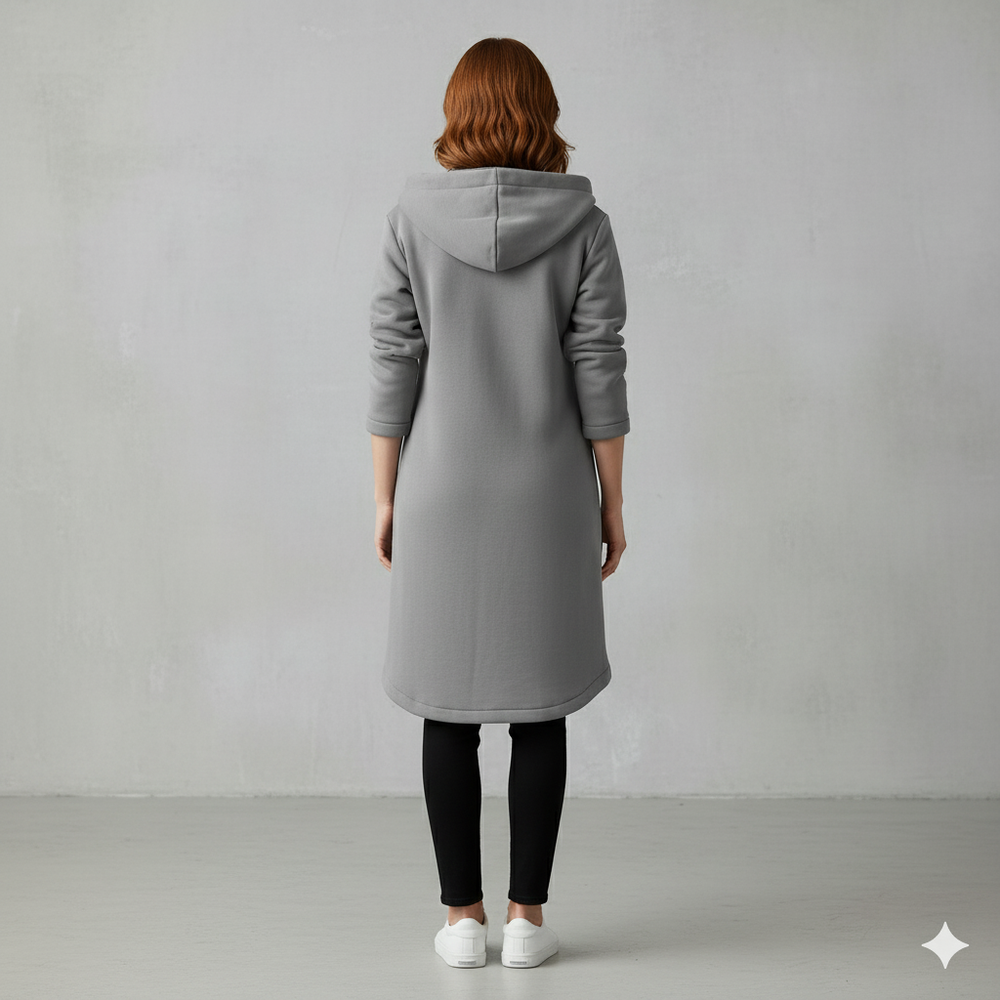 Damen Sweatjacke mit Kapuze & Reißverschluss | Herbst/Winter