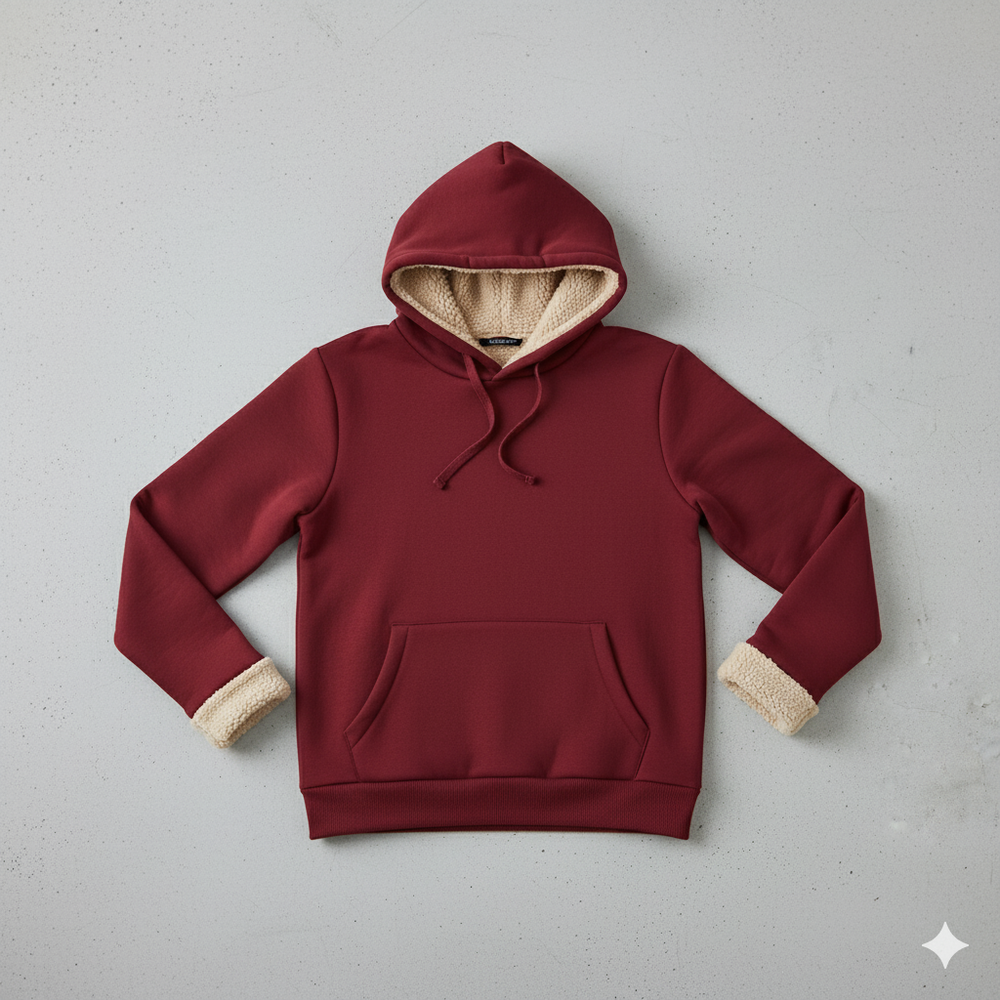 Kuscheliger Damen Hoodie mit Teddyfutter