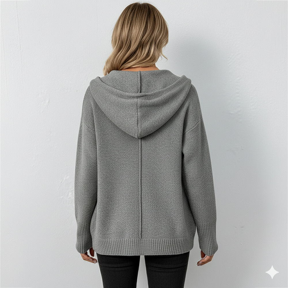 Lässiger Damen Strickjacke mit Knopfleiste | Herbst Winter