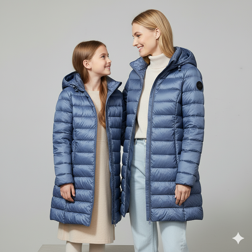 Damen Daunenjacke mit Kapuze | Leicht & Warm | Winter
