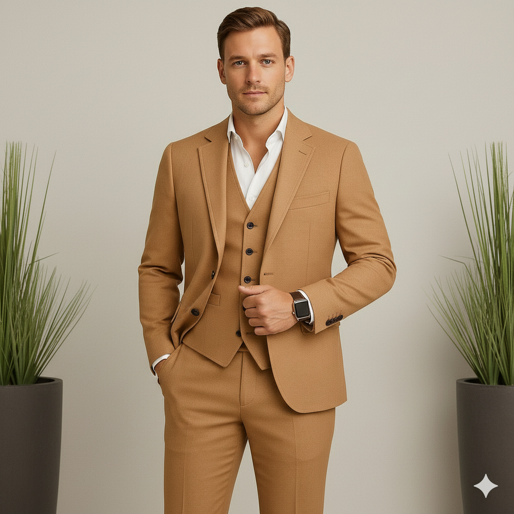 Leichter Herrenanzug aus Leinen | Herbst & Business