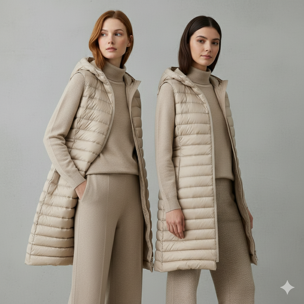 Damenweste mit Kapuze | Leicht & Warm für Herbst/Winter