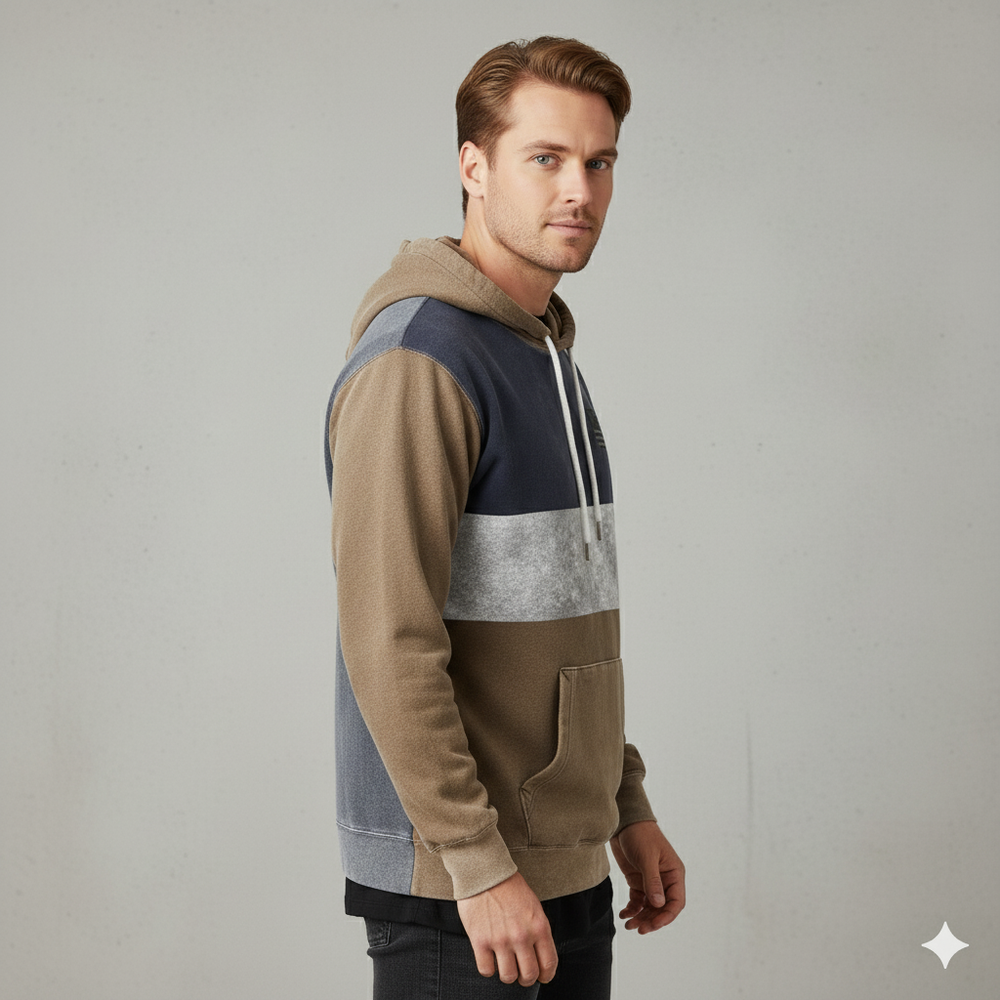 Herren Hoodie mit Muster | Lässig & Warm | Herbst/Winter