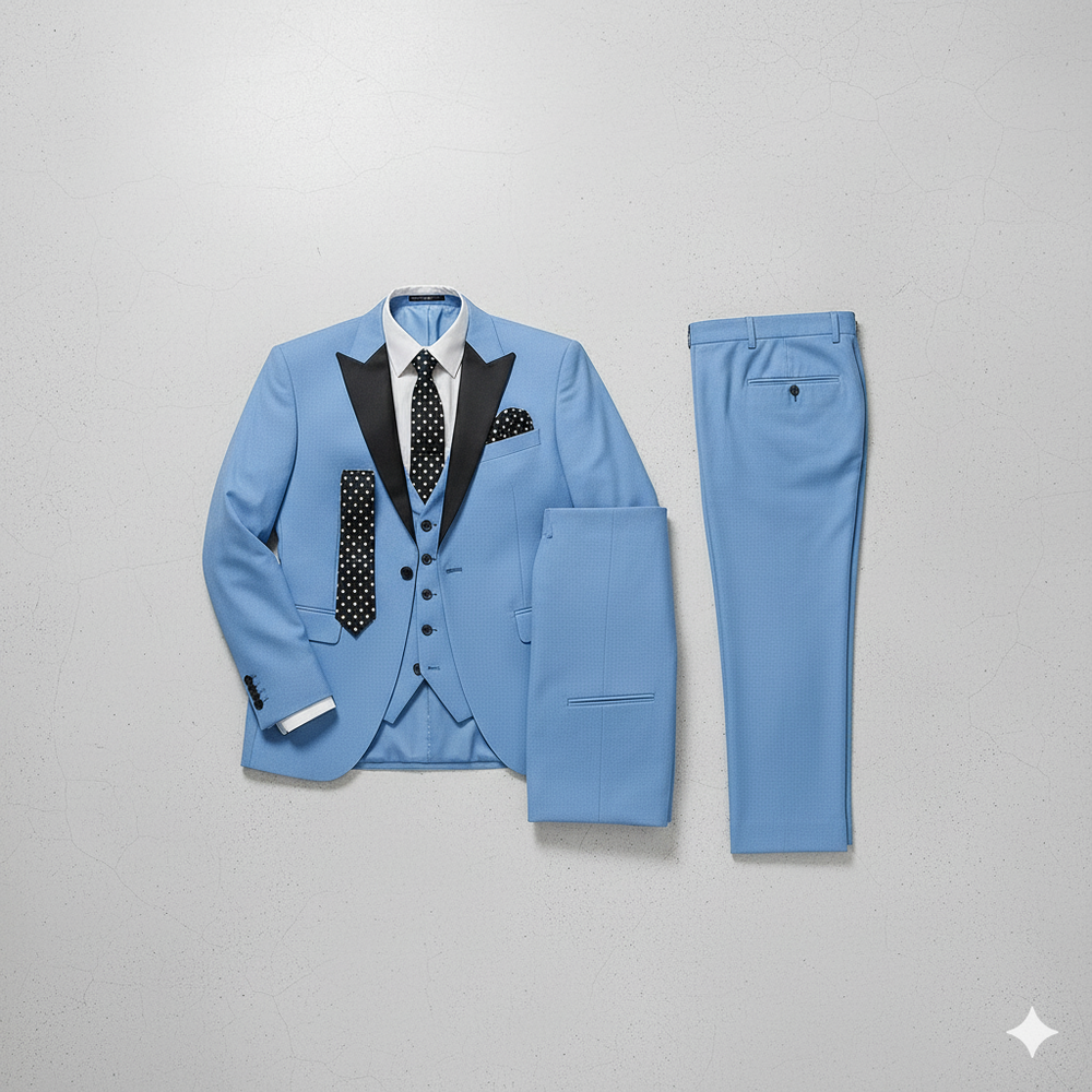 Herren 3-teiliger Anzug Slim Fit | Business Hochzeit Smoking