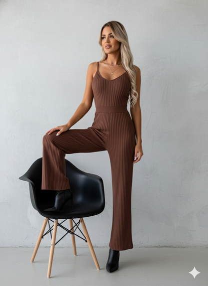 Zweiteiliges Damen Outfit mit Langarm Oberteil & Engem Rock | Elegant