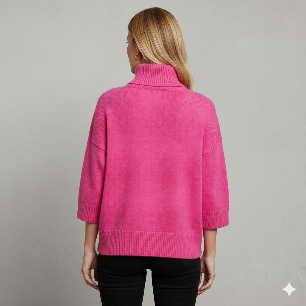 Kuscheliger Damenpullover mit Rollkragen | Warm für Herbst/Winter