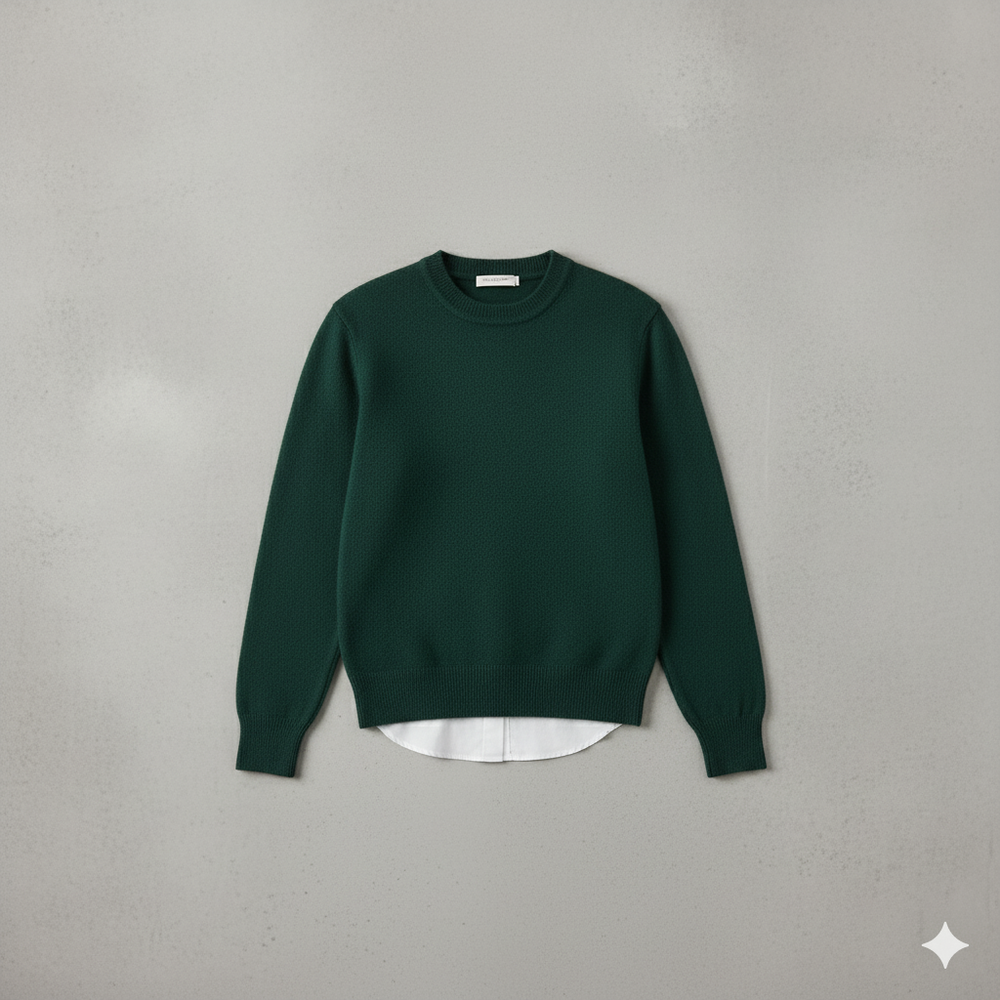 Kuscheliger Damen Strickpullover mit Rundhalsausschnitt | Winter | Elegant