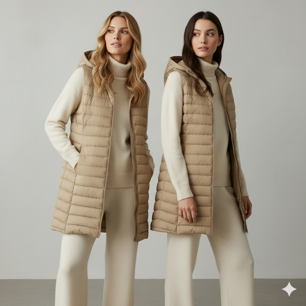 Damenweste mit Kapuze | Leicht & Warm für Herbst/Winter