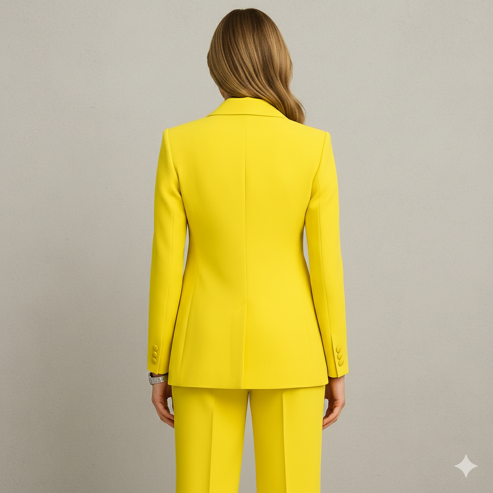 Elegantes Damen Anzugset | Blazer & Hose | Slim Fit Business