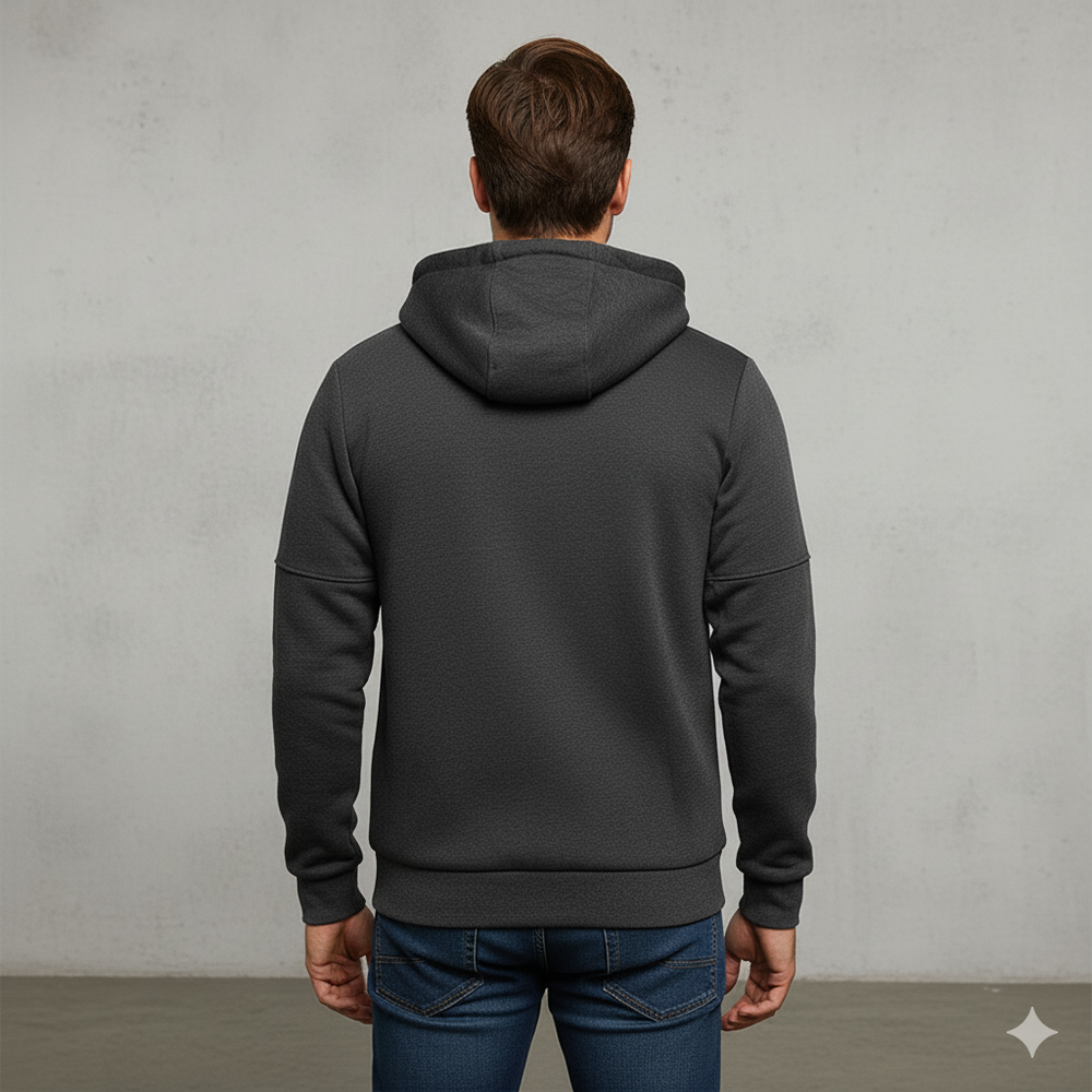 Fleecejacke für Herren mit Kapuze | Warm & Bequem | Herbst