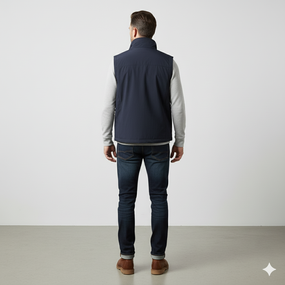 Herren Outdoor Weste mit Taschen | Leicht & Atmungsaktiv | Übergang