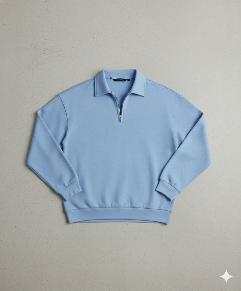 Lässiger Herrenpullover mit Reverskragen | Bequem | Freizeit