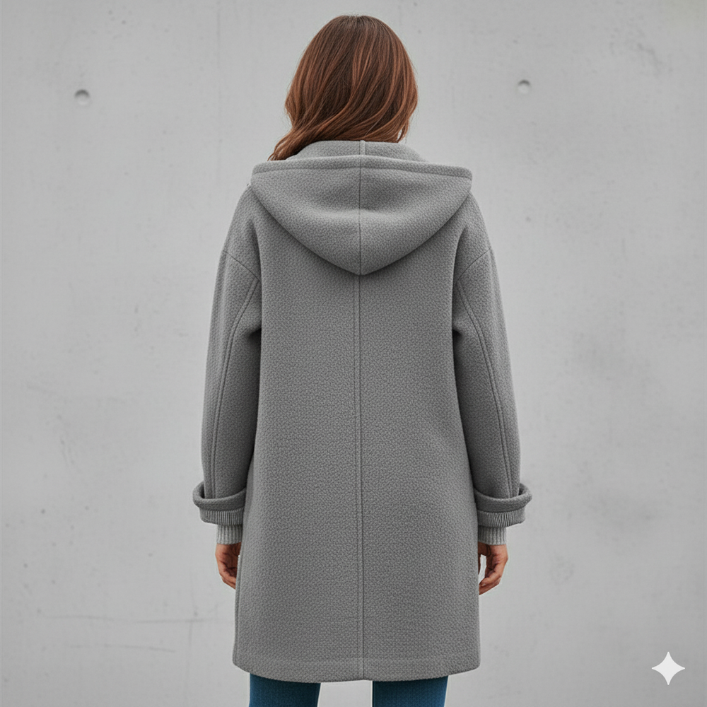 Warmer Damen Mantel aus Teddyfleece | Kuschelig & Elegant für Winter