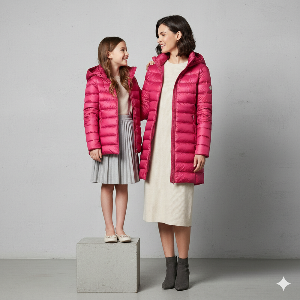 Damen Daunenjacke mit Kapuze | Leicht & Warm | Winter