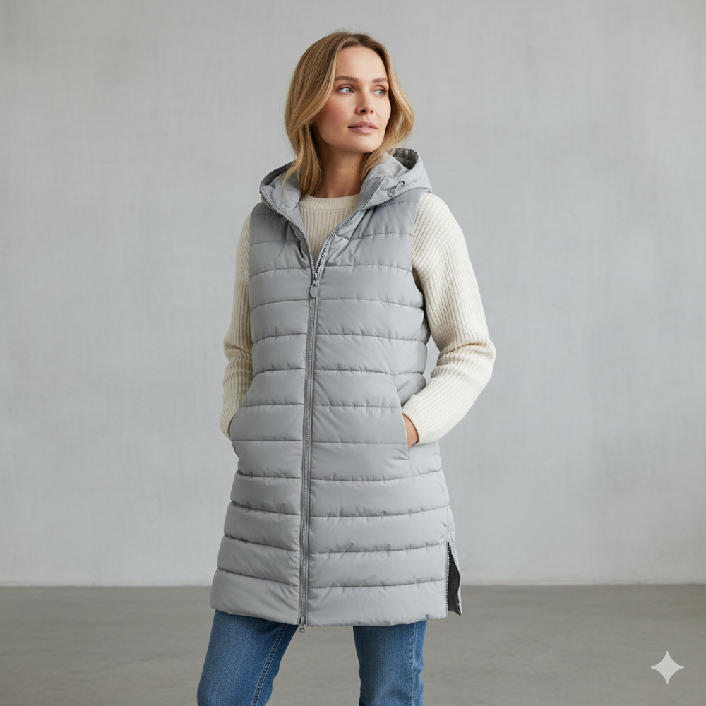 Damenweste mit Kapuze | Leicht & Warm für Herbst/Winter