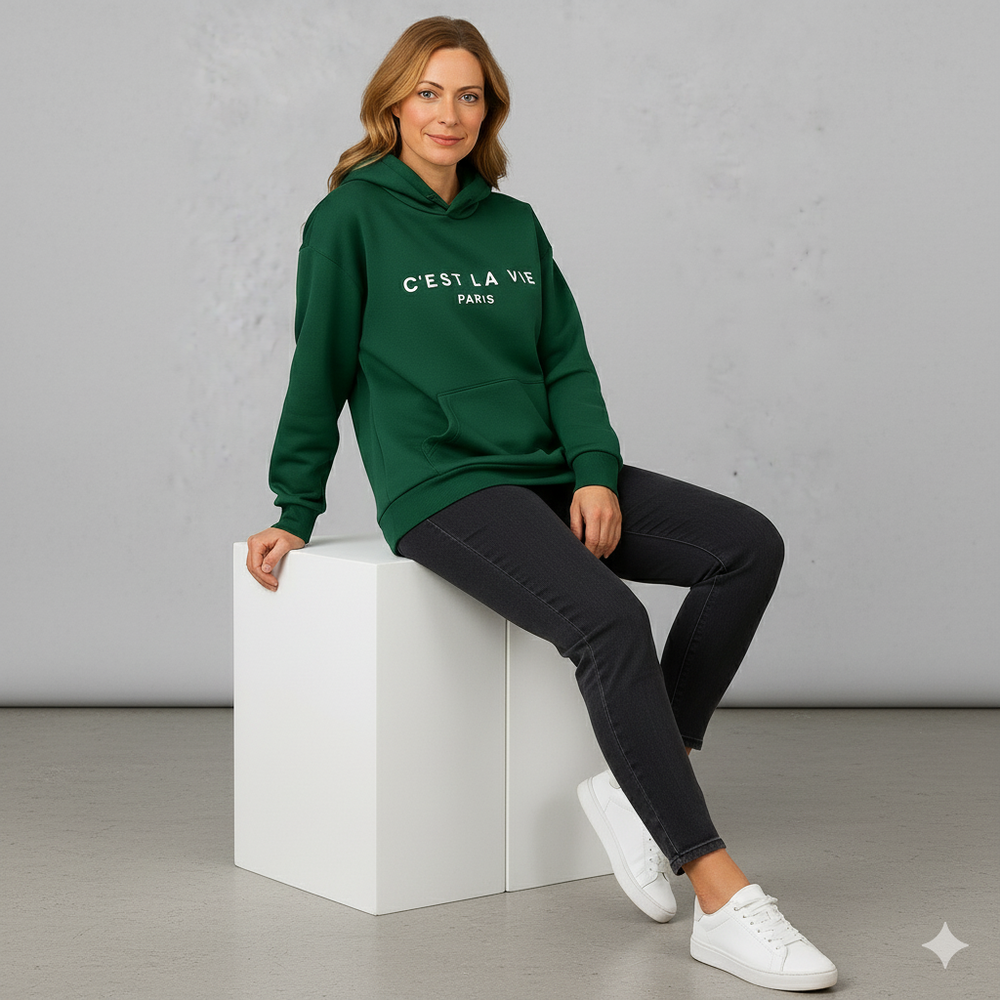 Damen Hoodie mit Print | Lässig & Bequem