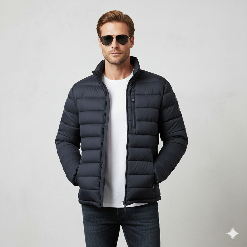 Leichte Herren Steppjacke | Herbst Winter Übergang