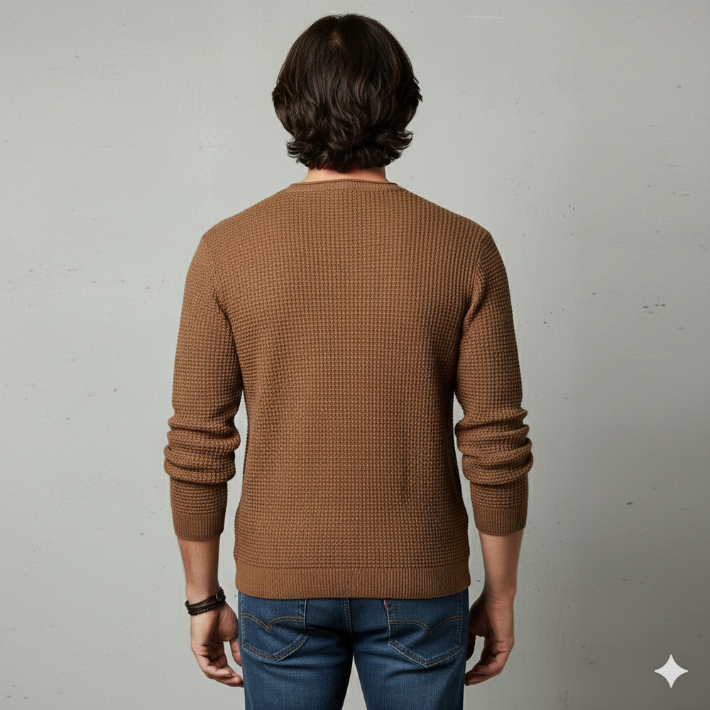 Lässiger Damen Strickpullover mit V-Ausschnitt | Freizeit | Herbst