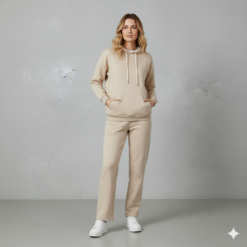 Kuscheliges Damen Set mit Hoodie & Hose