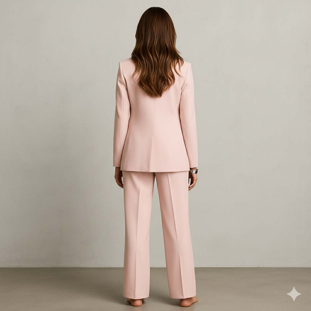 Elegantes Damen Anzugset | Blazer & Hose | Slim Fit Business