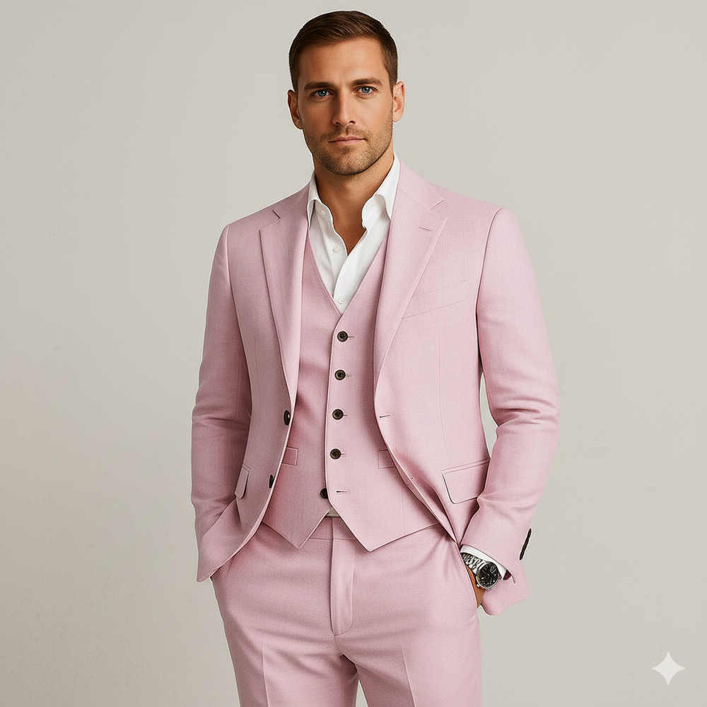 Leichter Herrenanzug aus Leinen | Herbst & Business