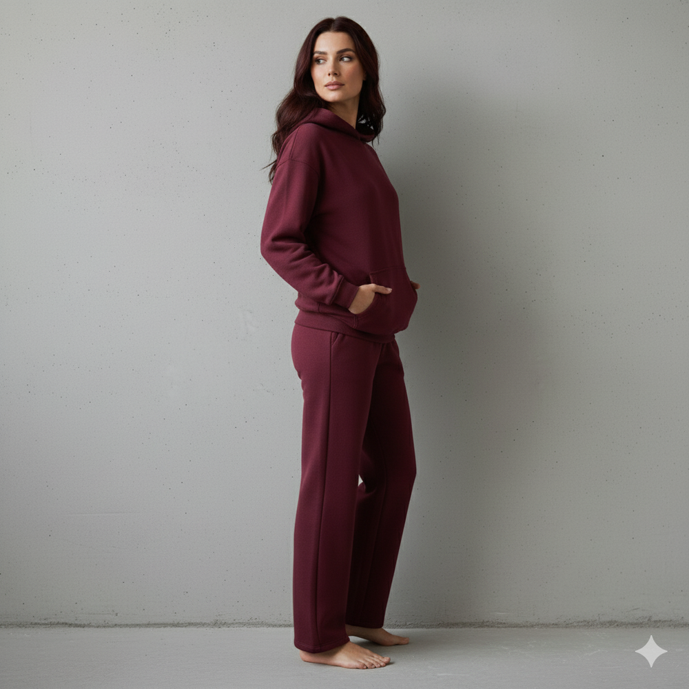 Kuscheliges Damen Set mit Hoodie & Hose