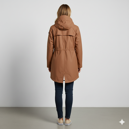 Damen Regenjacke mit Kapuze | Leicht & Wasserdicht | Übergang