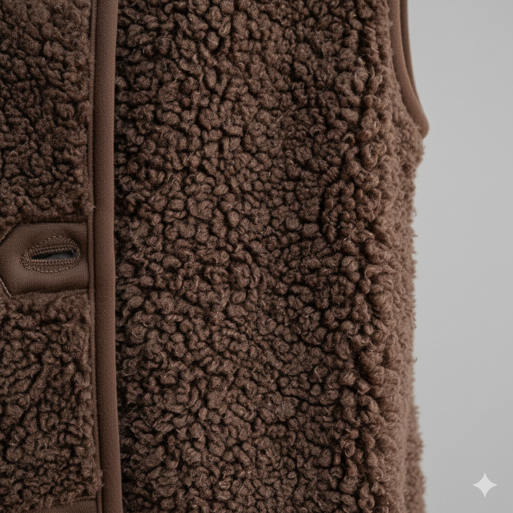 Kuschelige Damenweste mit Knöpfen | Warm für Herbst/Winter