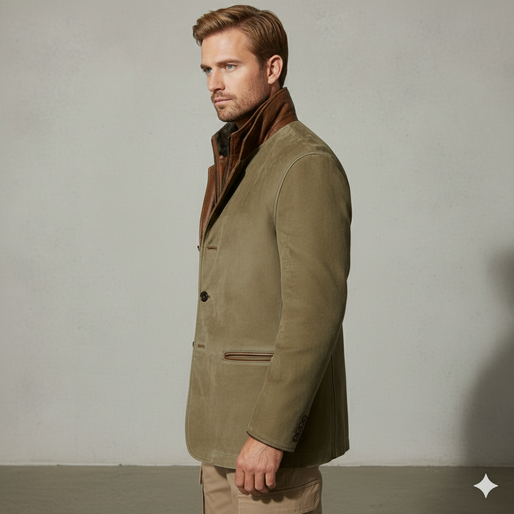 Herren Sakko aus Wildleder | Freizeit & Übergang | Herbst/Winter