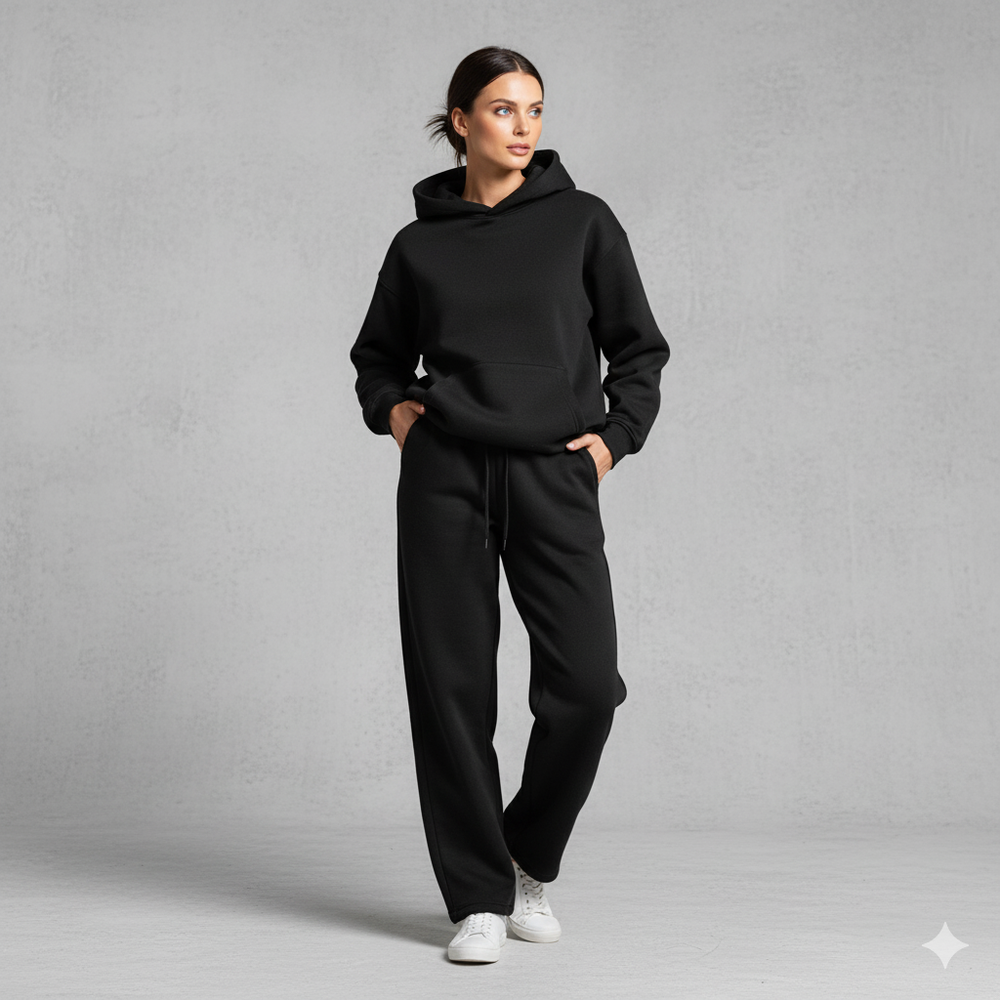 Kuscheliges Damen Set mit Hoodie & Hose