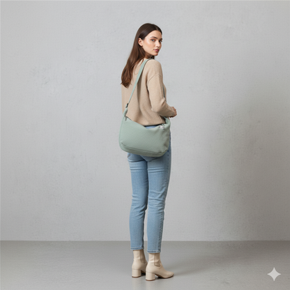 Lässige Damen Umhängetasche aus Cord | Leicht & Bequem