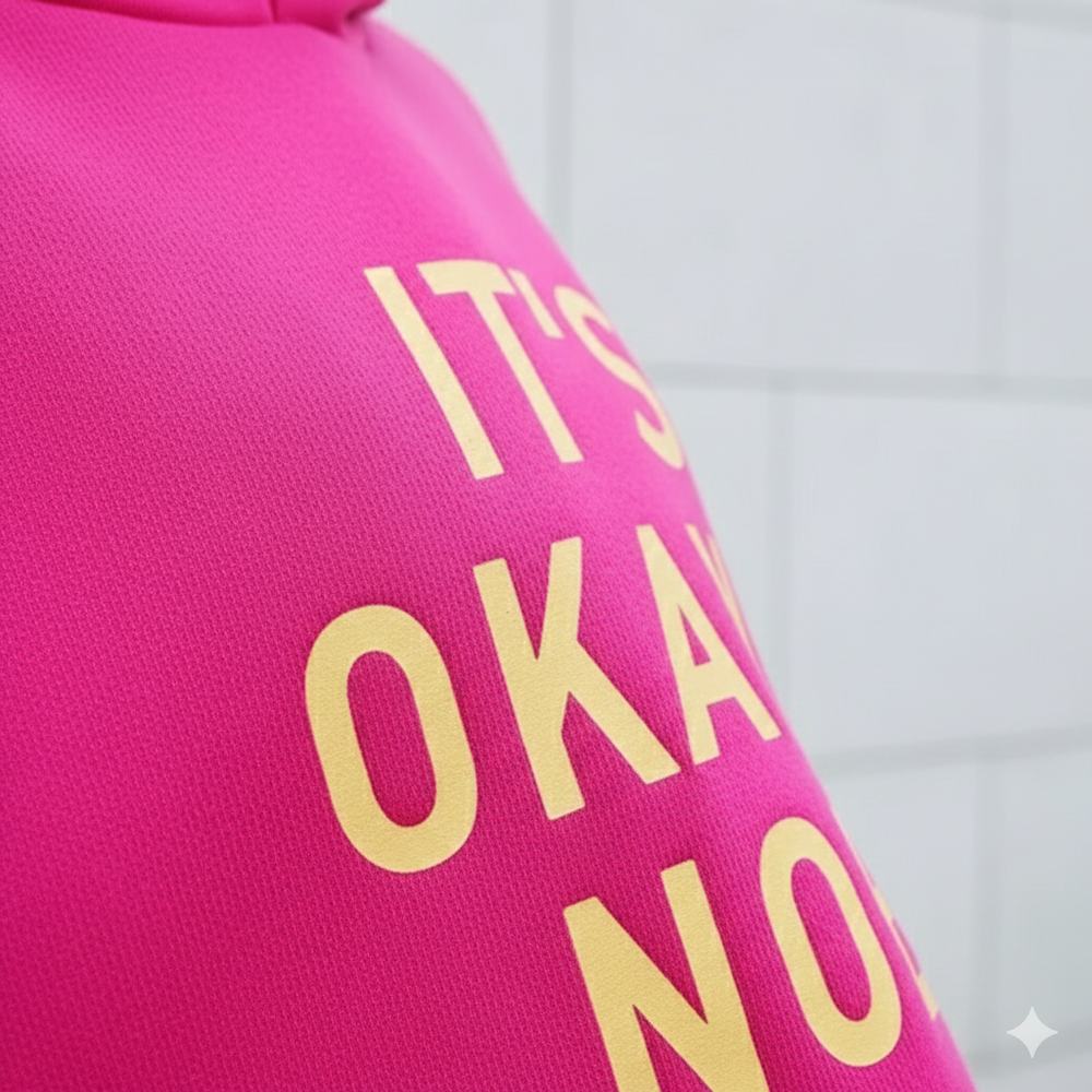 Moderner Damen Hoodie mit Statement