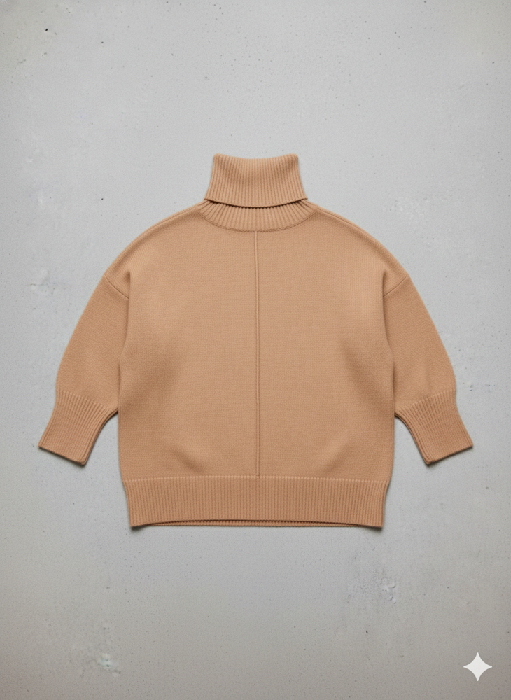 Kuscheliger Damenpullover mit Rollkragen | Warm für Herbst/Winter