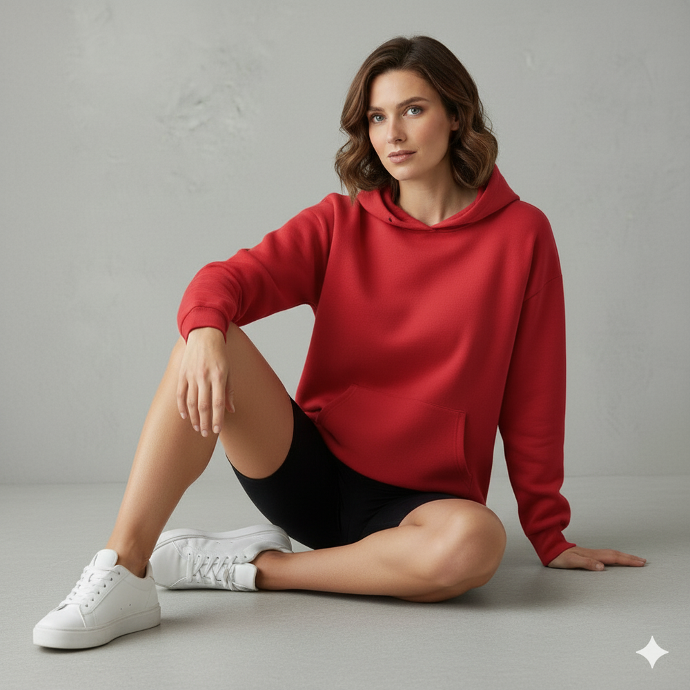 Moderner Damen Hoodie mit Statement