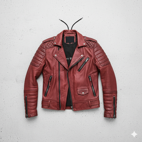 Herren Bikerjacke aus Veganleder | Modern & Casual