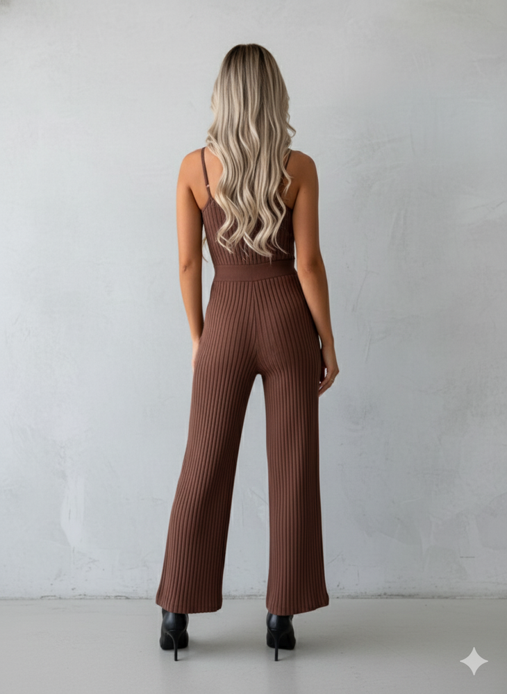 Zweiteiliges Damen Outfit mit Langarm Oberteil & Engem Rock | Elegant