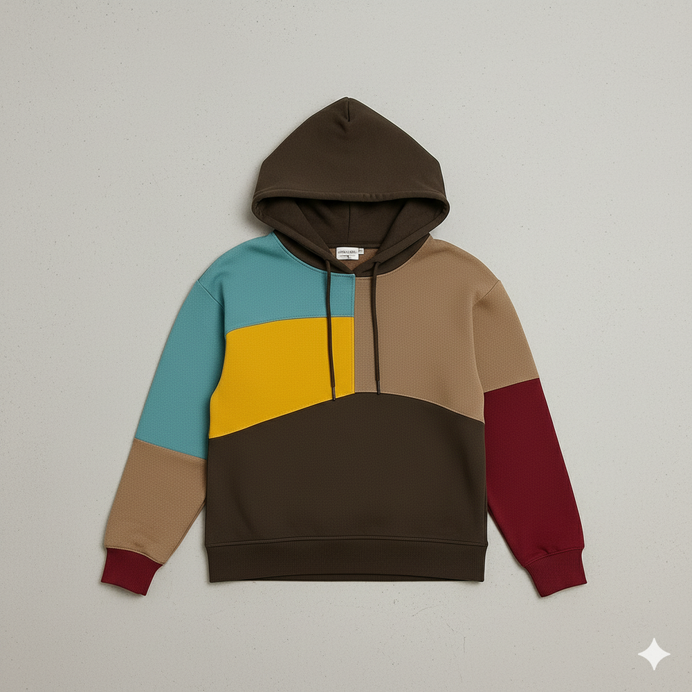 Damen Hoodie mit Colorblock Design | Lässig & Bequem