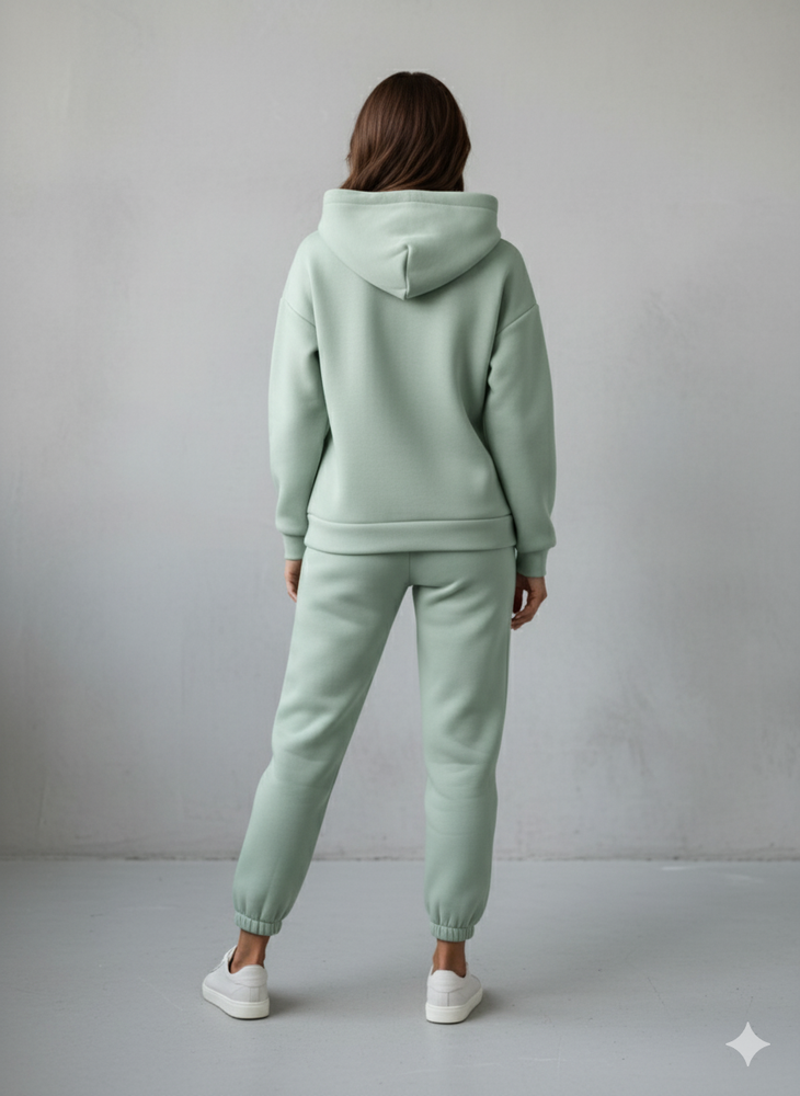 Warmer Damen Hoodie Zweiteiler | Bequem für Herbst & Winter