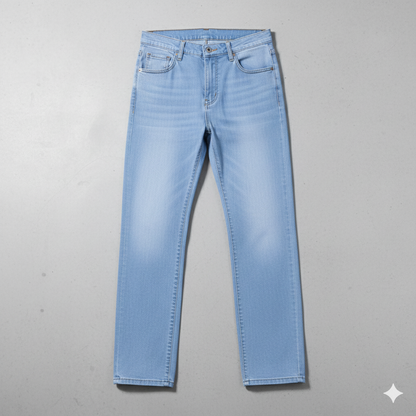 Herren Jeans Straight Fit | Bequem & Pflegeleicht für Alltag