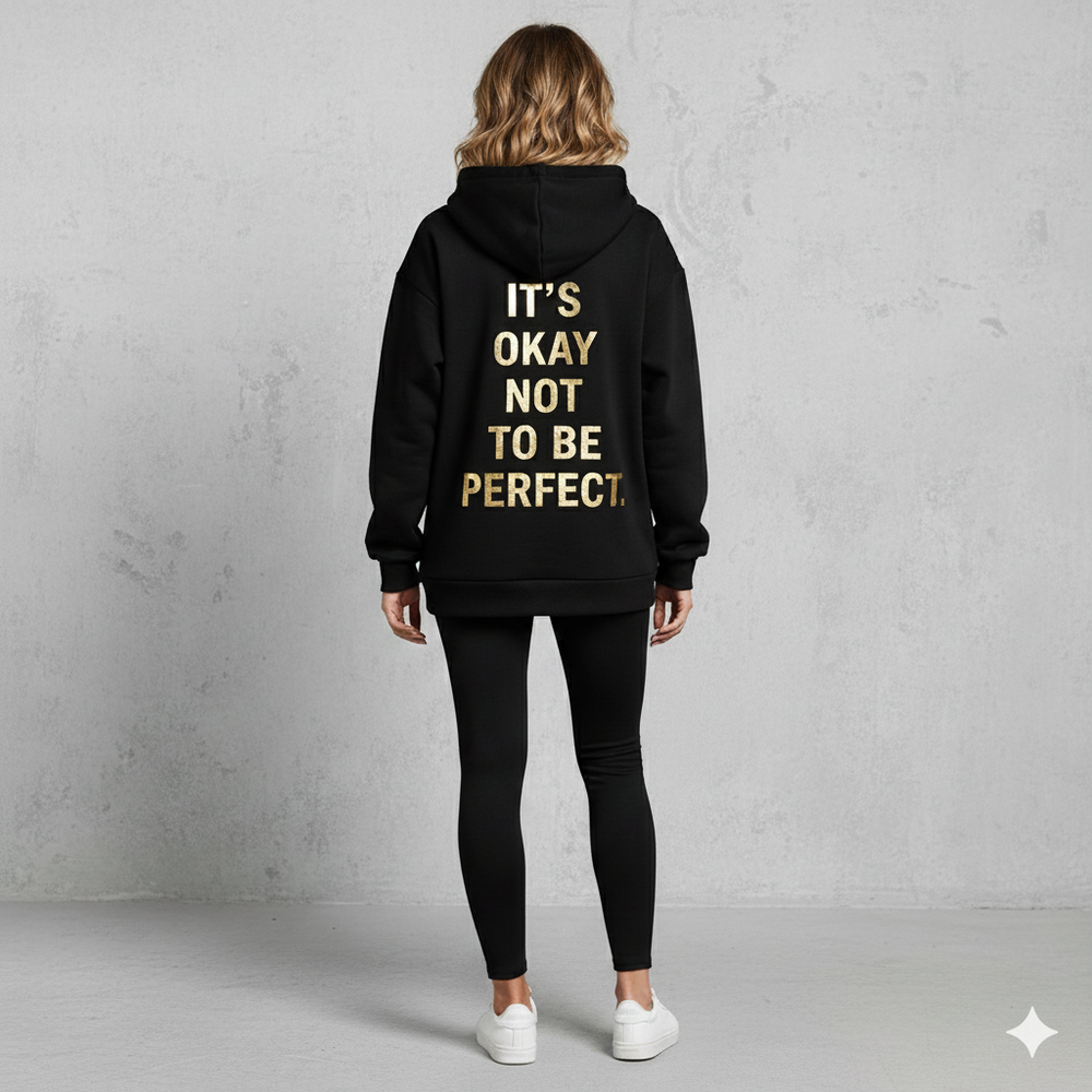 Moderner Damen Hoodie mit Statement