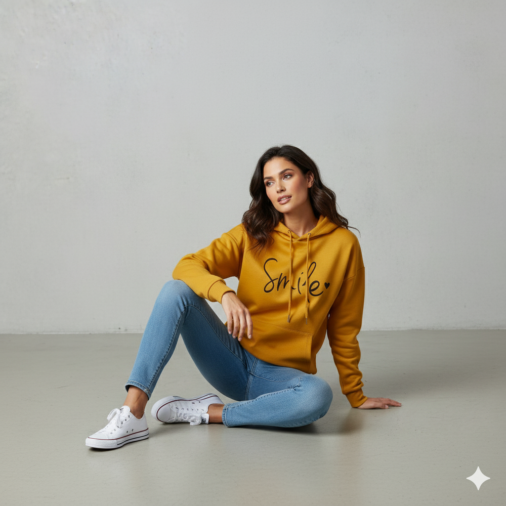 Bequemer Damen Hoodie mit Motiv