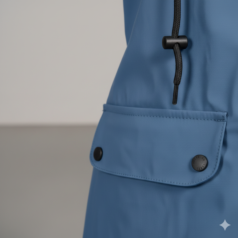 Damen Regenjacke mit Kapuze | Leicht & Wasserdicht | Übergang